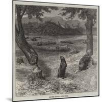 Beavers Cutting Down Trees-null-Mounted Giclee Print
