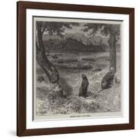 Beavers Cutting Down Trees-null-Framed Giclee Print