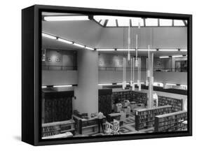 Bebington Library-null-Framed Stretched Canvas