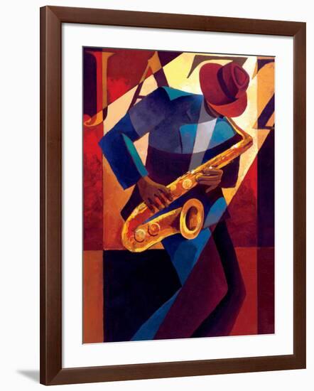 Bebop-Keith Mallett-Framed Art Print