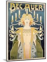 Bec Auer, 1896-Henri Privat-Livemont-Mounted Giclee Print