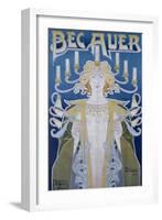 Bec Auer, Belgium, 1896-Privat Livemont-Framed Giclee Print