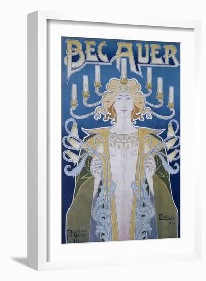 Bec Auer, Belgium, 1896-Privat Livemont-Framed Giclee Print