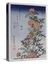 Bec croisé et chardon-Katsushika Hokusai-Stretched Canvas