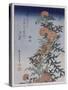 Bec croisé et chardon-Katsushika Hokusai-Stretched Canvas