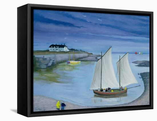 Becalmed-Margaret Loxton-Framed Stretched Canvas