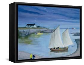 Becalmed-Margaret Loxton-Framed Stretched Canvas