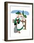 Becassine a la campagne-Unknown-Framed Art Print