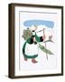 Becassine et les Alpes-Unknown-Framed Art Print