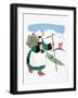 Becassine et les Alpes-Unknown-Framed Art Print