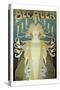 Becauer Lamps-Alphonse Mucha-Stretched Canvas