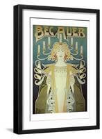 Becauer Lamps-Alphonse Mucha-Framed Art Print