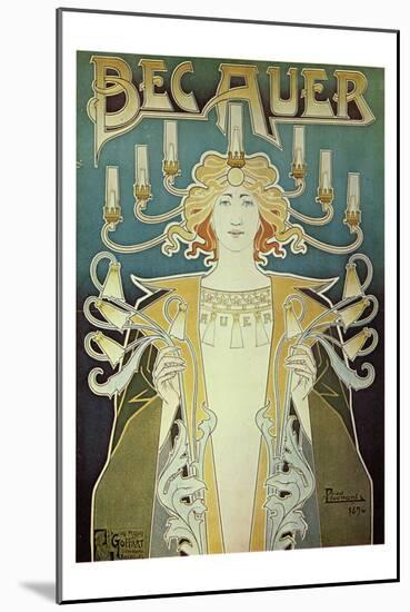 Becauer Lamps-Alphonse Mucha-Mounted Art Print