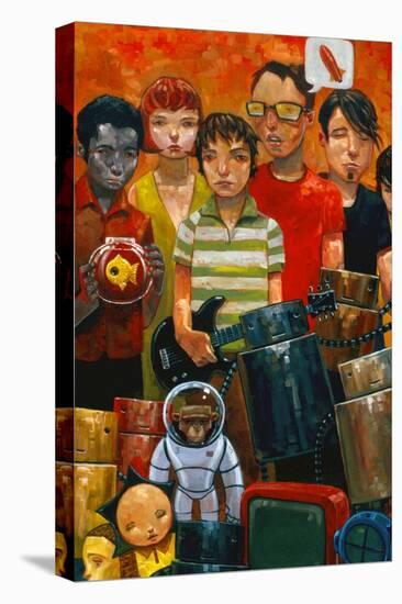 Because of Music-Aaron Jasinski-Stretched Canvas