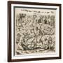 Because the Spanish Thirst for Gold, the Indians Pour Liquid Gold into Them-Theodor de Bry-Framed Giclee Print