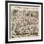 Because the Spanish Thirst for Gold, the Indians Pour Liquid Gold into Them-Theodor de Bry-Framed Giclee Print