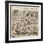 Because the Spanish Thirst for Gold, the Indians Pour Liquid Gold into Them-Theodor de Bry-Framed Giclee Print