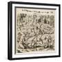 Because the Spanish Thirst for Gold, the Indians Pour Liquid Gold into Them-Theodor de Bry-Framed Giclee Print