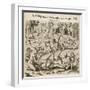 Because the Spanish Thirst for Gold, the Indians Pour Liquid Gold into Them-Theodor de Bry-Framed Giclee Print