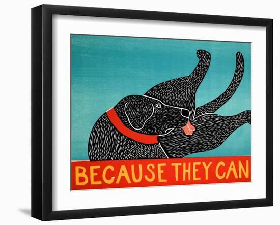 Because They Can-Stephen Huneck-Framed Giclee Print