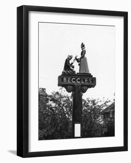 Beccles Sign-Fred Musto-Framed Photographic Print