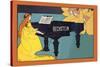 Bechstein - Hark the Angels-Louis John Rhead-Stretched Canvas