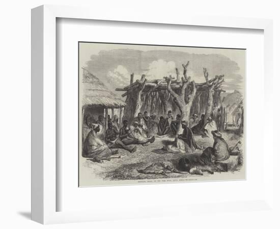 Bechuana Kraal, on the Vaal River, South Africa-null-Framed Giclee Print