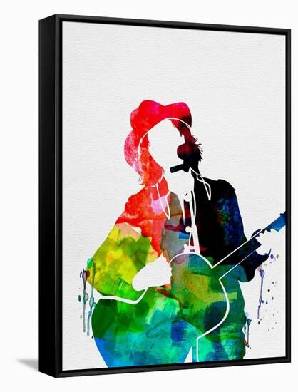 Beck Watercolor-Lana Feldman-Framed Stretched Canvas