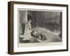 Becket at Windsor Castle, the Scene in Canterbury Cathedral, the Royal Party as Seen from the Stage-Thomas Walter Wilson-Framed Giclee Print