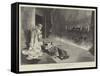 Becket at Windsor Castle, the Scene in Canterbury Cathedral, the Royal Party as Seen from the Stage-Thomas Walter Wilson-Framed Stretched Canvas