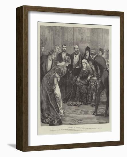 Becket, at Windsor Castle-William Heysham Overend-Framed Giclee Print