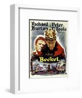 Becket, from Left, Richard Burton, Peter O'Toole, 1964-null-Framed Art Print