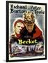 Becket, from Left, Richard Burton, Peter O'Toole, 1964-null-Framed Art Print