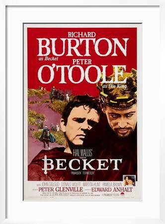 Becket, Richard Burton, Peter O'Toole, 1964' Posters | AllPosters.com