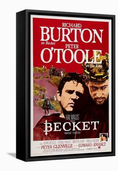 Becket, Richard Burton, Peter O'Toole, 1964-null-Framed Stretched Canvas