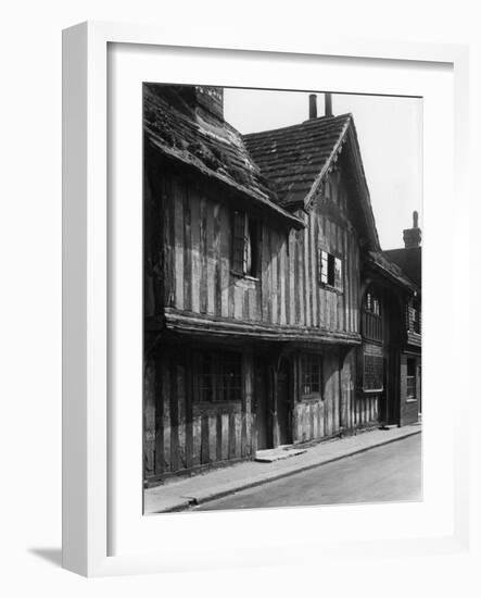 Beckett's Cottages-null-Framed Art Print