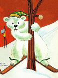 Polar Bear Skis - Jack & Jill-Becky Krehbiel-Framed Giclee Print