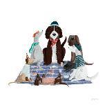 Playful Pets Dogs I-Becky Thorns-Art Print