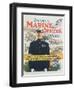 Become a Marine Officer Candidate Poster-Arthur N. Edrop-Framed Premium Giclee Print