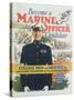 Become a Marine Officer Candidate Poster-Arthur N. Edrop-Stretched Canvas