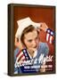 Become a Nurse Your Country Needs You WWII War Propaganda Art Print Poster-null-Framed Poster