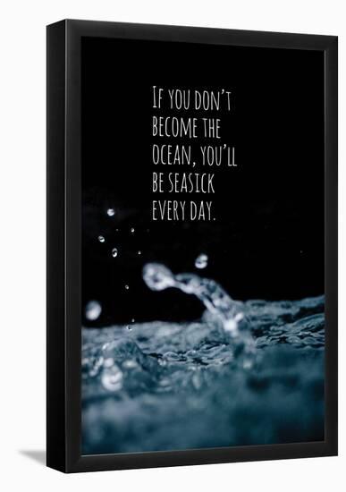 Become The Ocean-null-Framed Poster