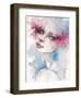 Becoming (Portrait Of Lady)-Sillier than Sally-Framed Art Print