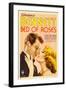 BED OF ROSES, from left: Joel McCrea, Constance Bennett on midget window card, 1933.-null-Framed Art Print