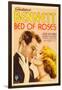 BED OF ROSES, from left: Joel McCrea, Constance Bennett on midget window card, 1933.-null-Framed Art Print