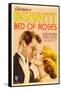 BED OF ROSES, from left: Joel McCrea, Constance Bennett on midget window card, 1933.-null-Framed Stretched Canvas