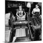 Bed Press Machine That Makes Paper Money.Chase Bank Collection of Moneys of the World-Myron Davis-Mounted Photographic Print