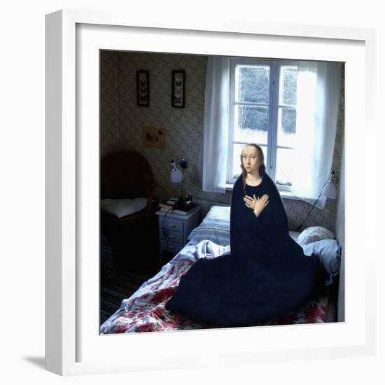 Bed-Sit Annunciation, 2008-Trygve Skogrand-Framed Giclee Print