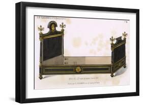 Bed, Style Louis 16-E Langfeldt-Framed Art Print