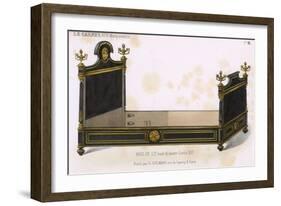 Bed, Style Louis 16-E Langfeldt-Framed Art Print